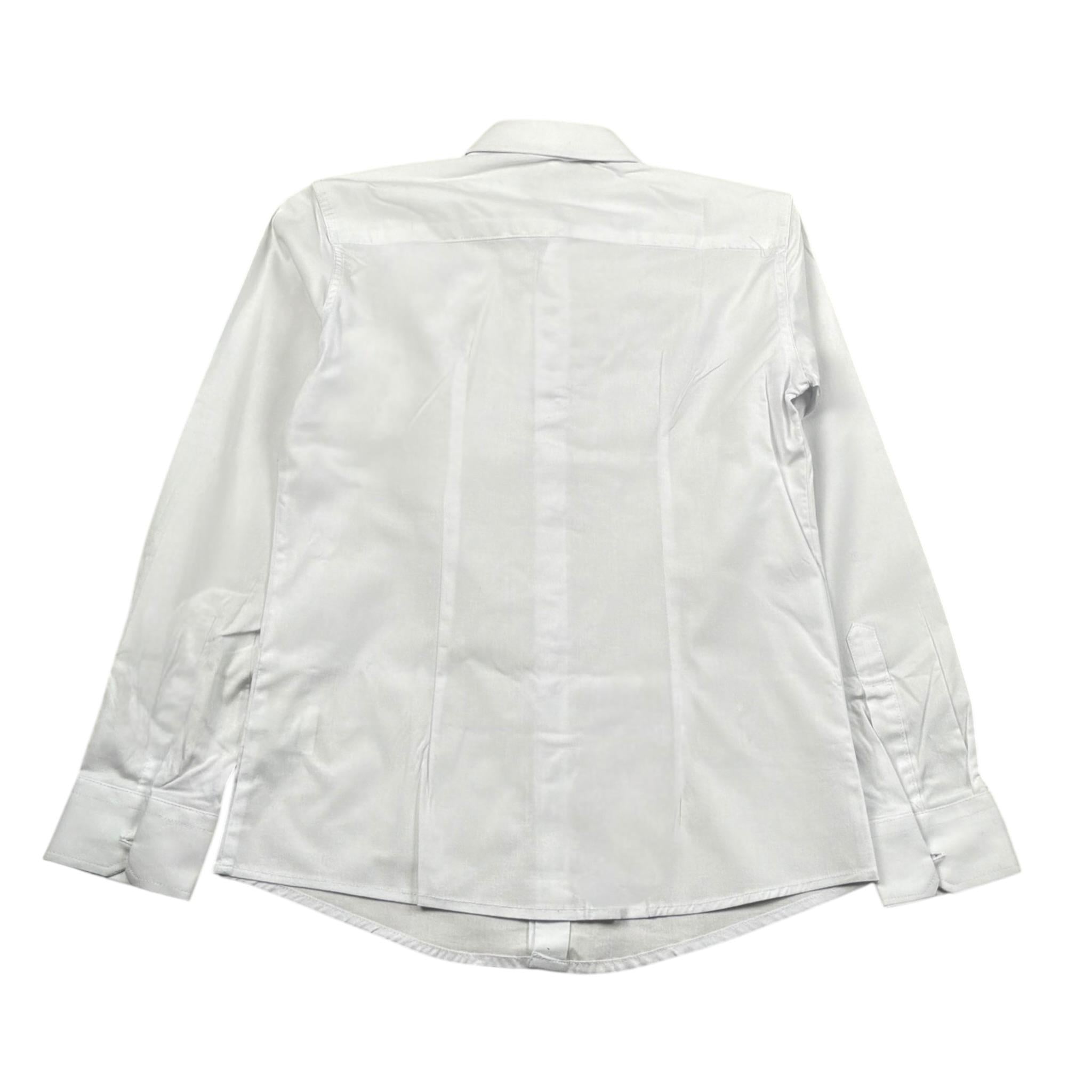 Over-D Camicia Tinta Unita Manica Lunga per Bambino RJURU BIANCO OVER-D 