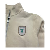 Trussardi Felpa con Zip Tinta Unita E Logo per Bambino TBP26149FE BEIGE TRUSSARDI 