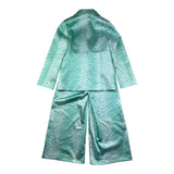 Just Cavalli Completo 2 Pezzi Giacca-Pantalone Tinta Unita per Bambina JGP26142JP VERDE ACQUA JUST CAVALLI 