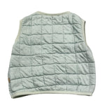 BAMBOOM+BABIES gilet tinta unita con bottoni in contrasto Azzurro per Neonato 713 AZZURRO BAMBOOM+BABIES 
