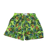 Mousse Costume Modello Bermuda Tinta Unita con Stampa per Bambino NINJASURFCO VERDE MOUSSE 