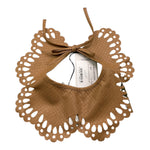 MIMISOL colletto tinta unita traforato Cammello per Bambina MACL036TS0943 CAMMELLO MIMISOL 