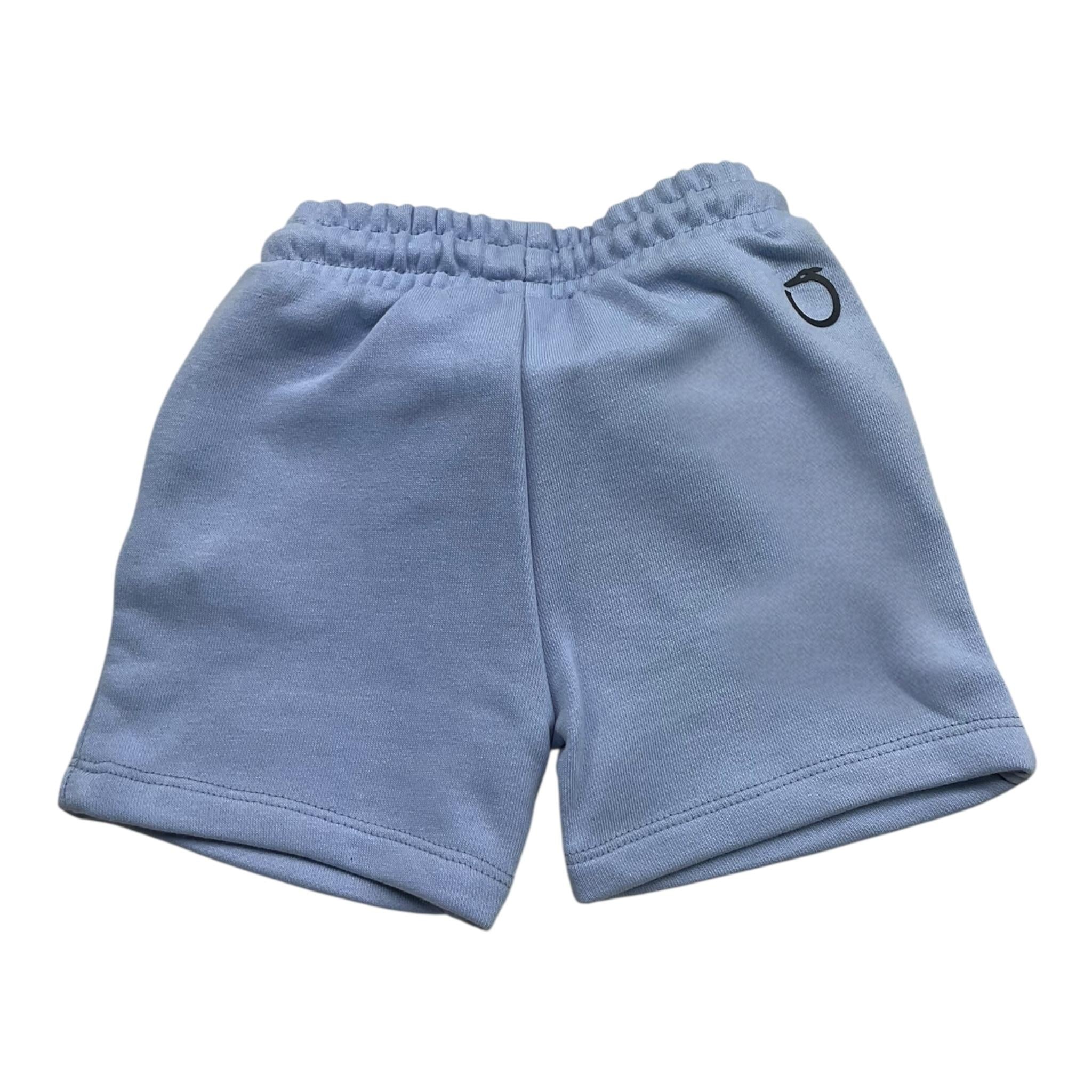 Trussardi Bermuda Tinta Unita con Elastico In Vita per Neonato TIP25016BE AZZURRO TRUSSARDI 