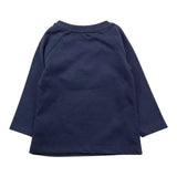 TRUSSARDI shirt girocollo tinta unita con stampa Blu per Neonata TIA2559TS BLU TRUSSARDI 