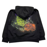 STARTER felpa con cappuccio tinta unita con stampa in contrasto Nero per Bambino 1309UBST NERO STARTER 