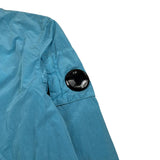 C.P. Company Giubbino tinta unita con Zip Azzurro per Bambino CUS007 AZZURRO C.P. COMPANY 