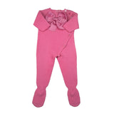 Cnd Tutina Tinta Unita con Fiocco per Neonata 55933010 FUXIA CND 