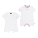 K-Way Set 2 Pagliaccetti Bicolore per Neonata K4124VWX BIANCO K-WAY 