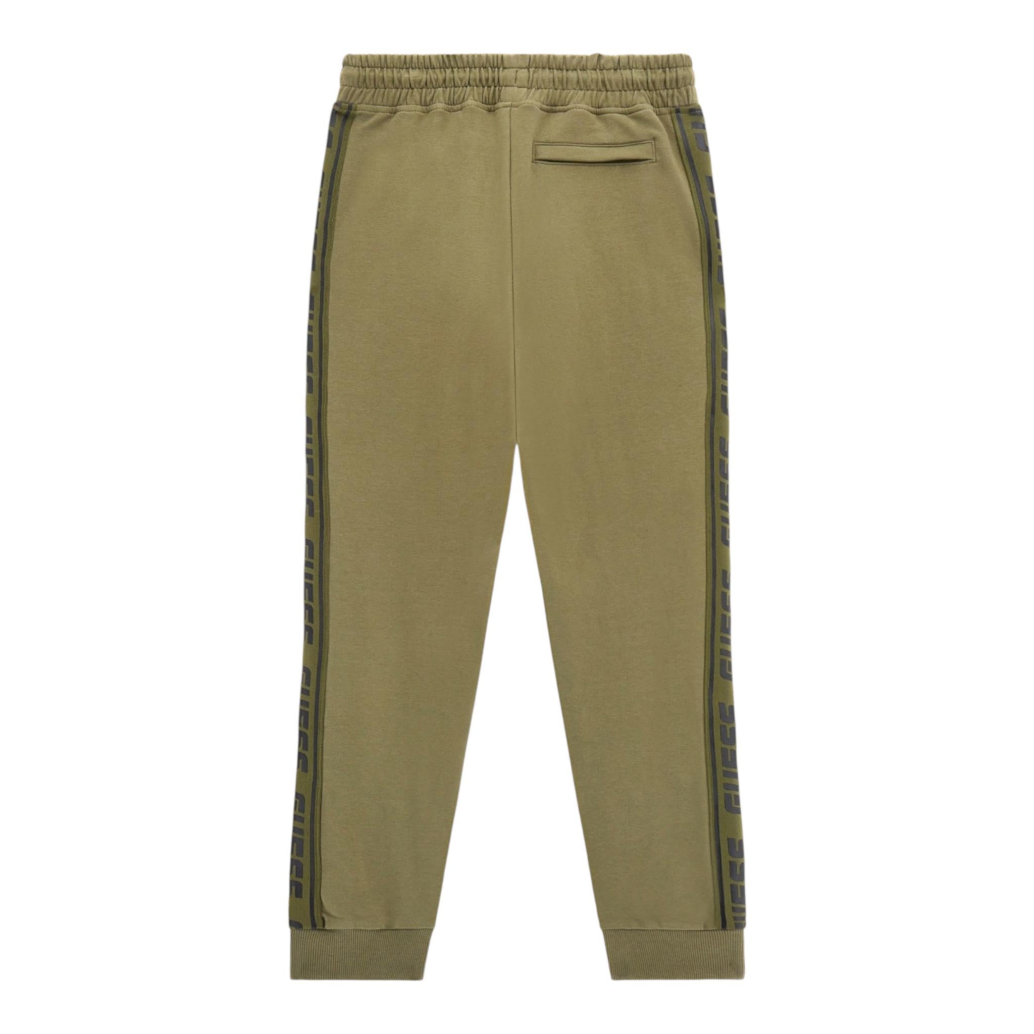GUESS pantalone tuta tinta unita logato Verde per Bambino L2YQ48K6ZS1 VERDE GUESS 