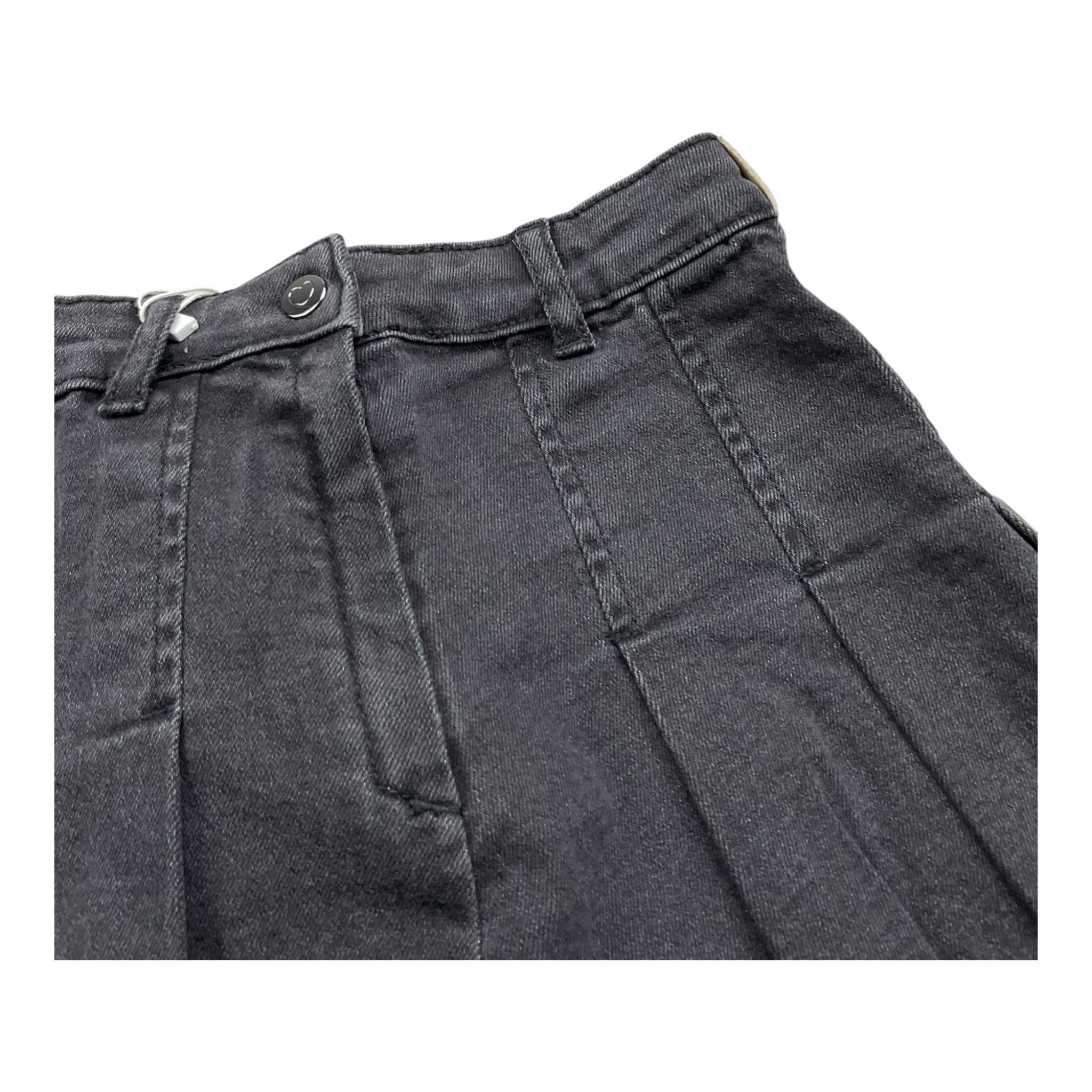 MAYORAL gonna in denim tinta unita Nero per Bambina 4906 NERO MAYORAL 