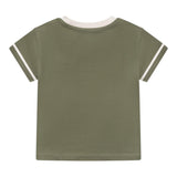 Trussardi Polo Mezza Manica Tinta Unita con Stampa per Neonato TIP25033TS VERDE TRUSSARDI 