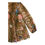 ROBERTO CAVALLI abito manica lunga fantasia maculata Beige per Bambina TJT104J BEIGE ROBERTO CAVALLI 