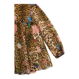 ROBERTO CAVALLI abito manica lunga fantasia maculata Beige per Bambina TJT104J BEIGE ROBERTO CAVALLI 