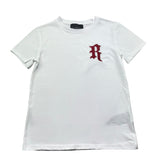 John Richmond T-Shirt Girocollo Tinta Unita con Stampa per Bambino RGP26077TS BIANCO JOHN RICHMOND 