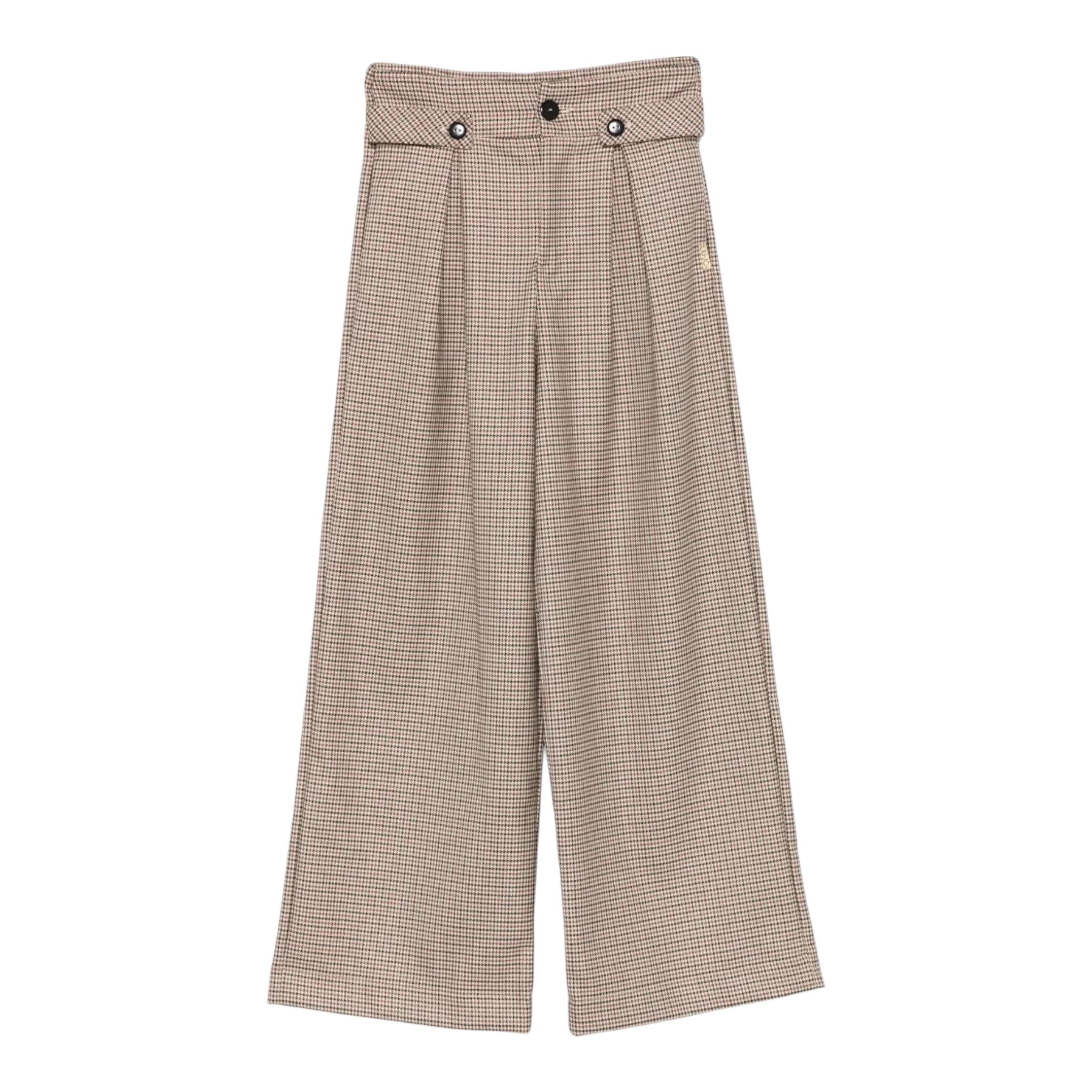 LIU JO pantalone palazzo stampa fantasia Marrone per Bambina GF4084 MARRONE LIU JO 