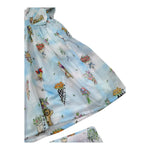 Moschino Set Abit-Coulotte Tinta Unita con Stampa per Neonata MDV0DA AZZURRO MOSCHINO 