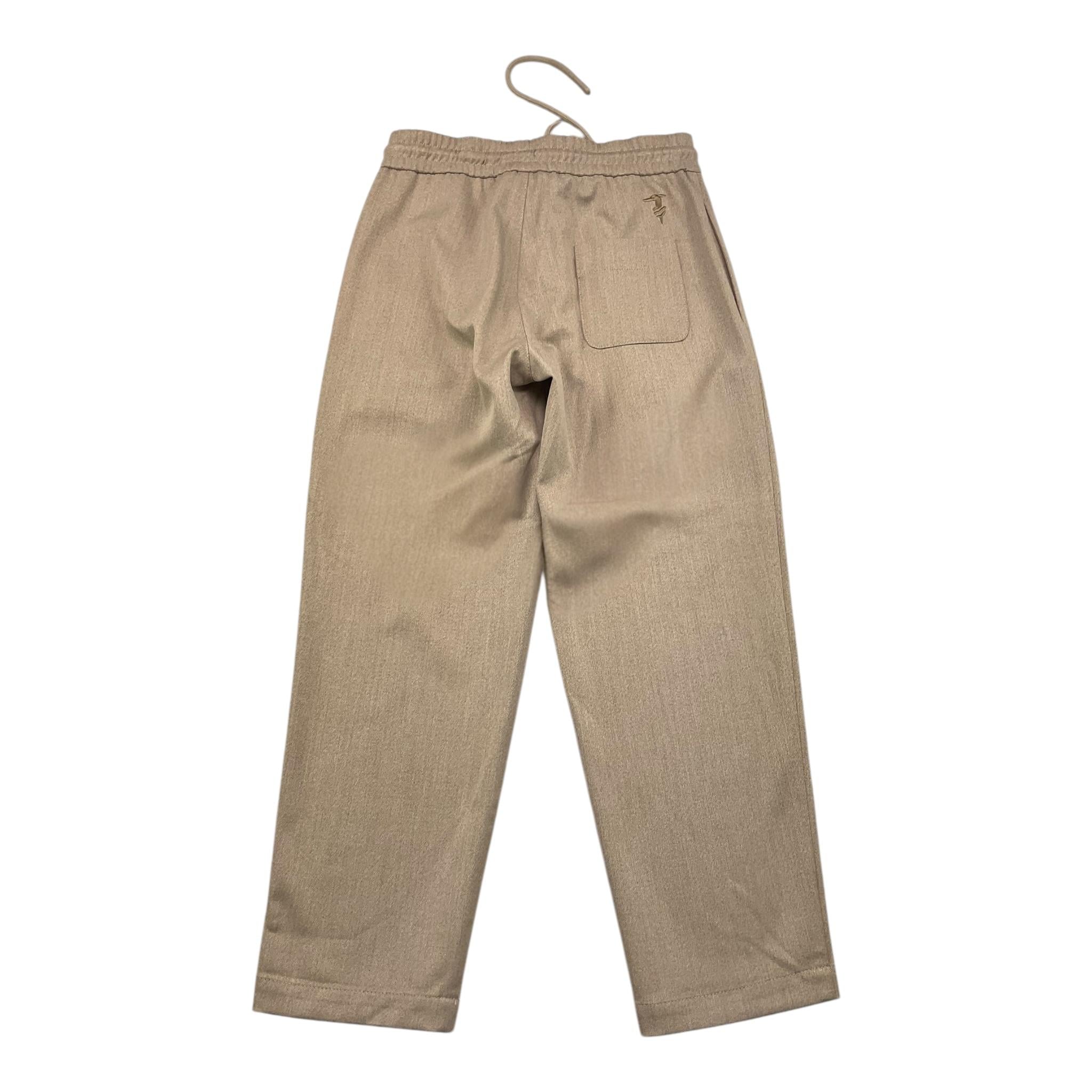 TRUSSARDI pantalone tinta unita con elastico in vita Beige per Bambino TBA25045PA BEIGE TRUSSARDI 
