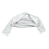 Isabel & Martinez Coprispalle Tinta Unita con Trasparenze per Neonata IM24F195 BIANCO ISABEL & MARTINEZ 