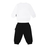 John Richmond Completo 2 Pezzi Felpa-Pantalone per Neonato RIP25013CFX BIANCO/NERO JOHN RICHMOND 