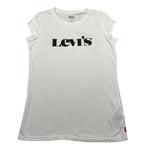 Levi'S T-Shirt Girocollo tinta unita con Stampa Bianco per Bambino 4EC982 BIANCO LEVI'S 