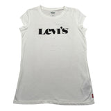Levi'S T-Shirt Girocollo tinta unita con Stampa Bianco per Bambino 4EC982 BIANCO LEVI'S 