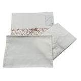 Barcellino Set Lenzuola 3 Pezzi Tinta Unita per Neonata 10085 BIANCO BARCELLINO 