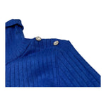 FUN & FUN abito in maglia tinta unita collo alto Cobalto per Bambina 15809 COBALTO FUN & FUN 