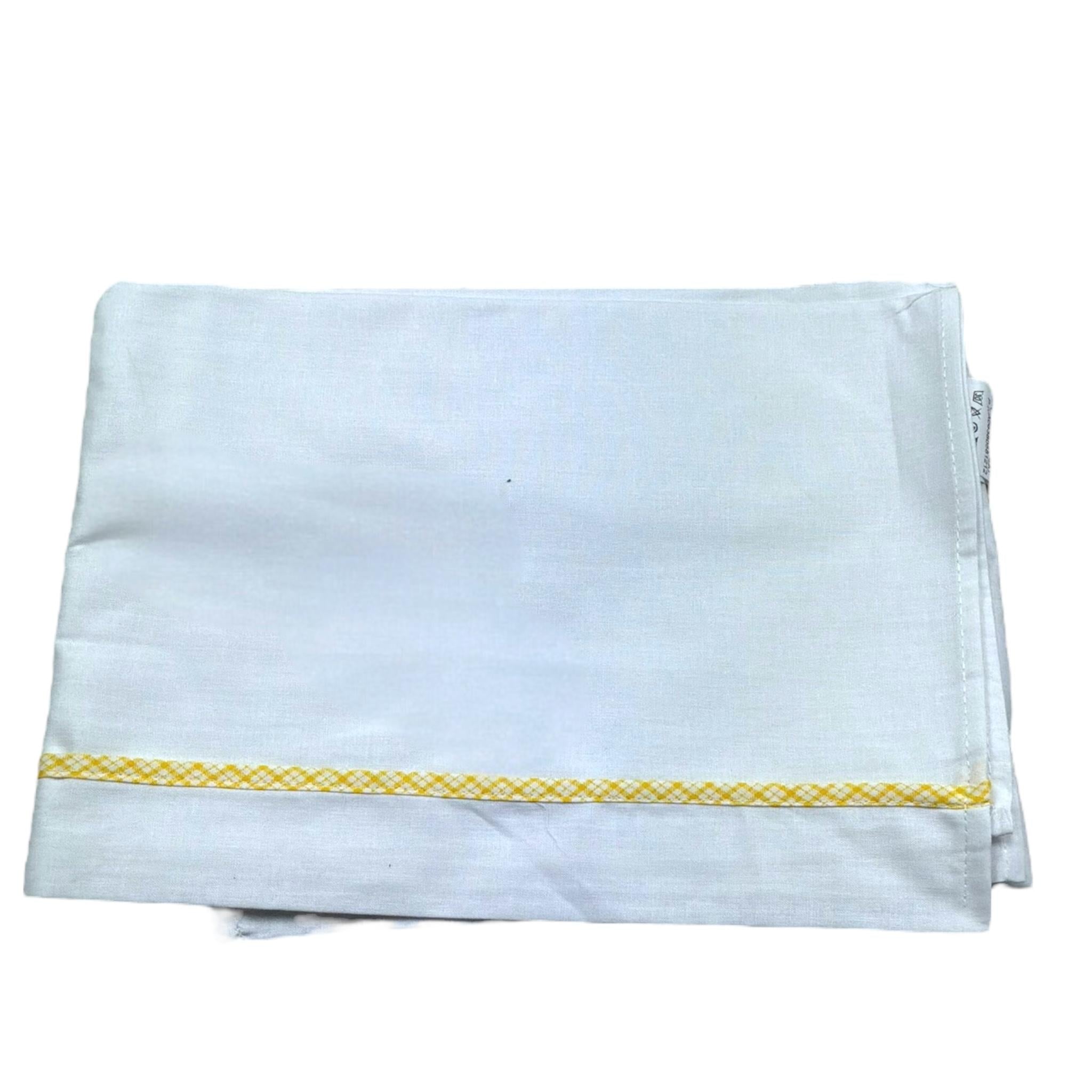 Isabel & Martinez Lenzuola Tinta Unita con Ricami per Neonata IM25N408 BIANCO ISABEL & MARTINEZ 