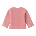 MINI BANDA cardigan tinta unita con fiocchi Rosa per Neonata A740 ROSA MINI BANDA 