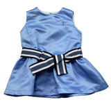 Trussardi Abito Giromanica Tinta Unita per Neonata TIP26118VE AZZURRO TRUSSARDI 