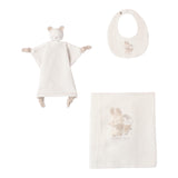 MINI BANDA completo 3 pezzi copertina-bavette-fazzoletto Panna per Neonato 3A414 PANNA MINI BANDA 