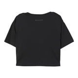 Maison Margiela T-Shirt Girocollo Tinta Unita con Stampa per Bambina M60806M NERO MAISON MARGIELA 