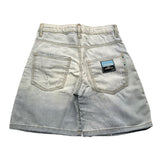 Yes London Bermuda In Denim Tinta Unita Con Girovita Regolabile Azzurro Per Bambino
