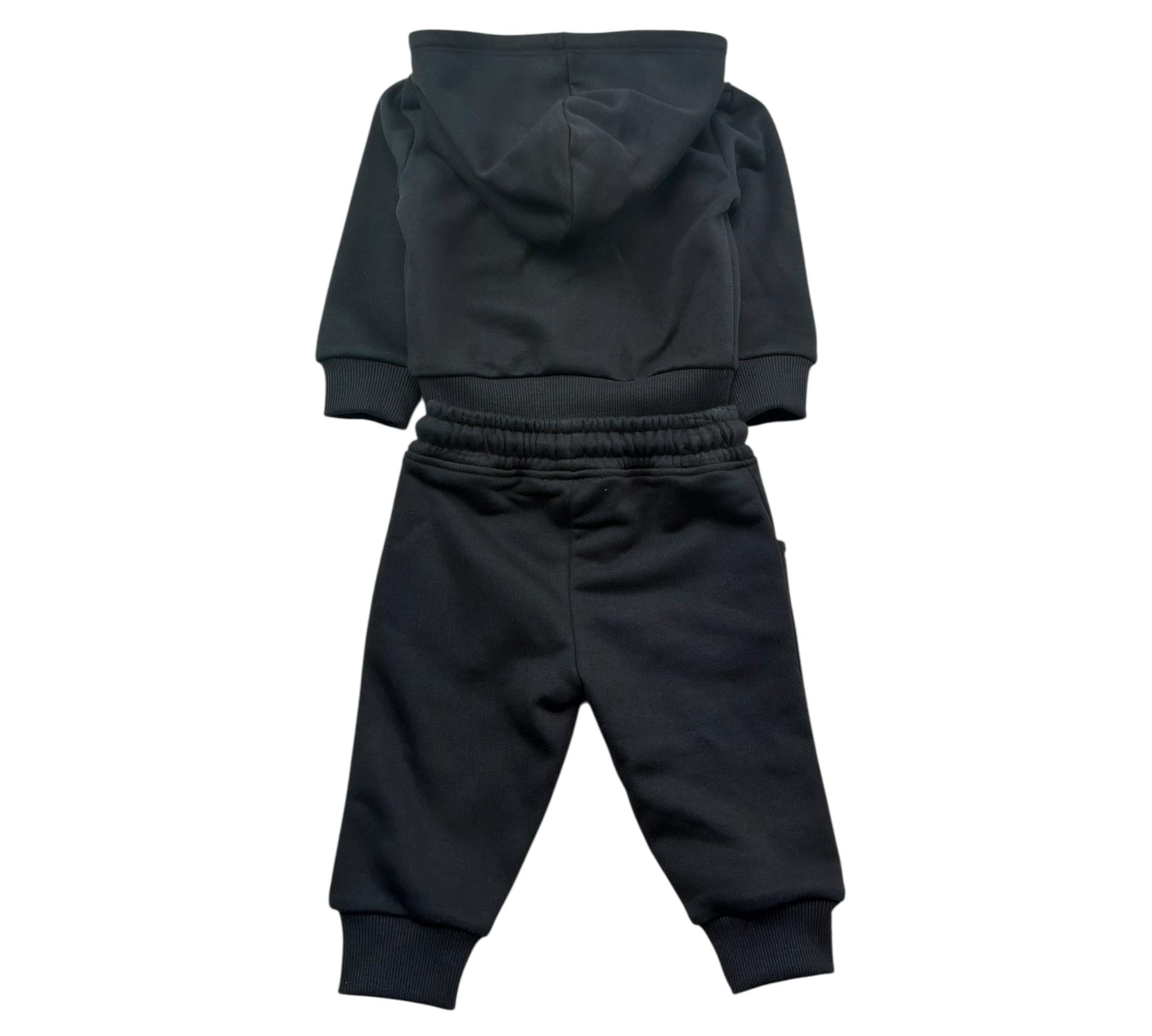 John Richmond Completo 2 Pezzi Felpa-Pantalone Tinta Unita per Neonato RIP26007CF NERO JOHN RICHMOND 