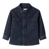 Il Gufo Giacca Tinta Unita In Denim per Bambino P25GR176J0034 BLU IL GUFO 