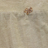 Fun & Fun Pantalone Tinta Unita Modello A Palazzo Oro per Bambina
