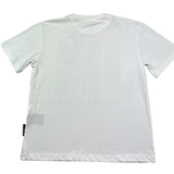 John Richmond T-Shirt Girocollo Tinta Unita con Brillantini per Bambina RGP26207TS BIANCO JOHN RICHMOND 