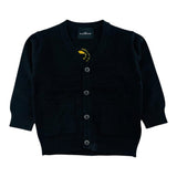 JOHN RICHMOND cardigan tinta unita con stampa Nero per Neonato RIA24080CDE NERO JOHN RICHMOND 