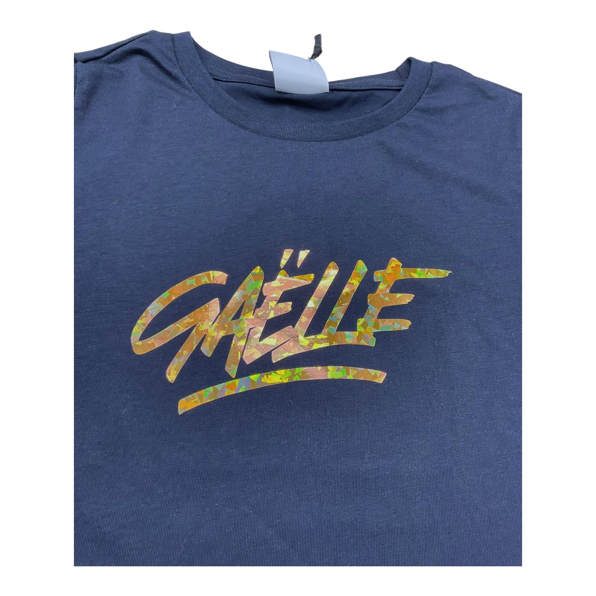 Gaelle T-Shirt Girocollo Tinta Unita con Stampa Logo per Bambina 2941T0155 BLU GAELLE 