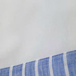 I Delfi Lenzuola Bicolore 3 Pezzi  per Neonato 25P5272 BIANCO/AZZURRO I DELFI 