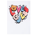 GUESS shirt girocollo tinta unita con stampa Bianco per Neonata A4YI0K6YW4X BIANCO GUESS 