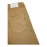 Vicolo Short Tinta Unita con Girovita Regolabile Beige per Bambina