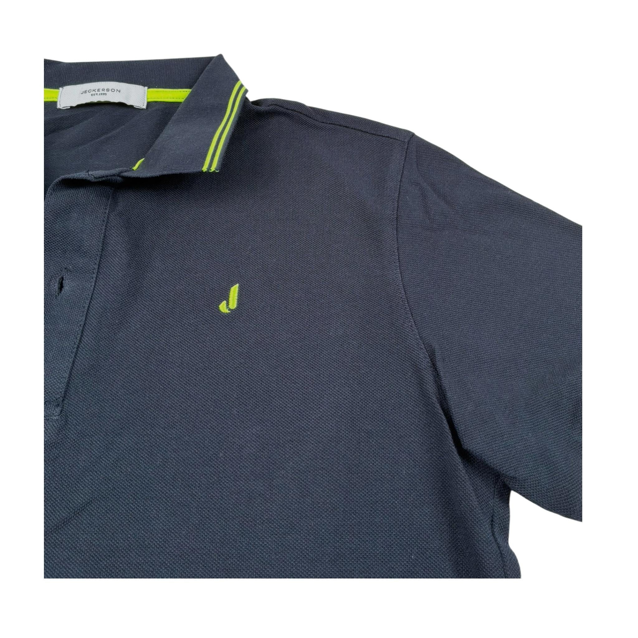 Jeckerson Polo Mezza Manica Tinta Unita per Bambino J3808 BLU JECKERSON 