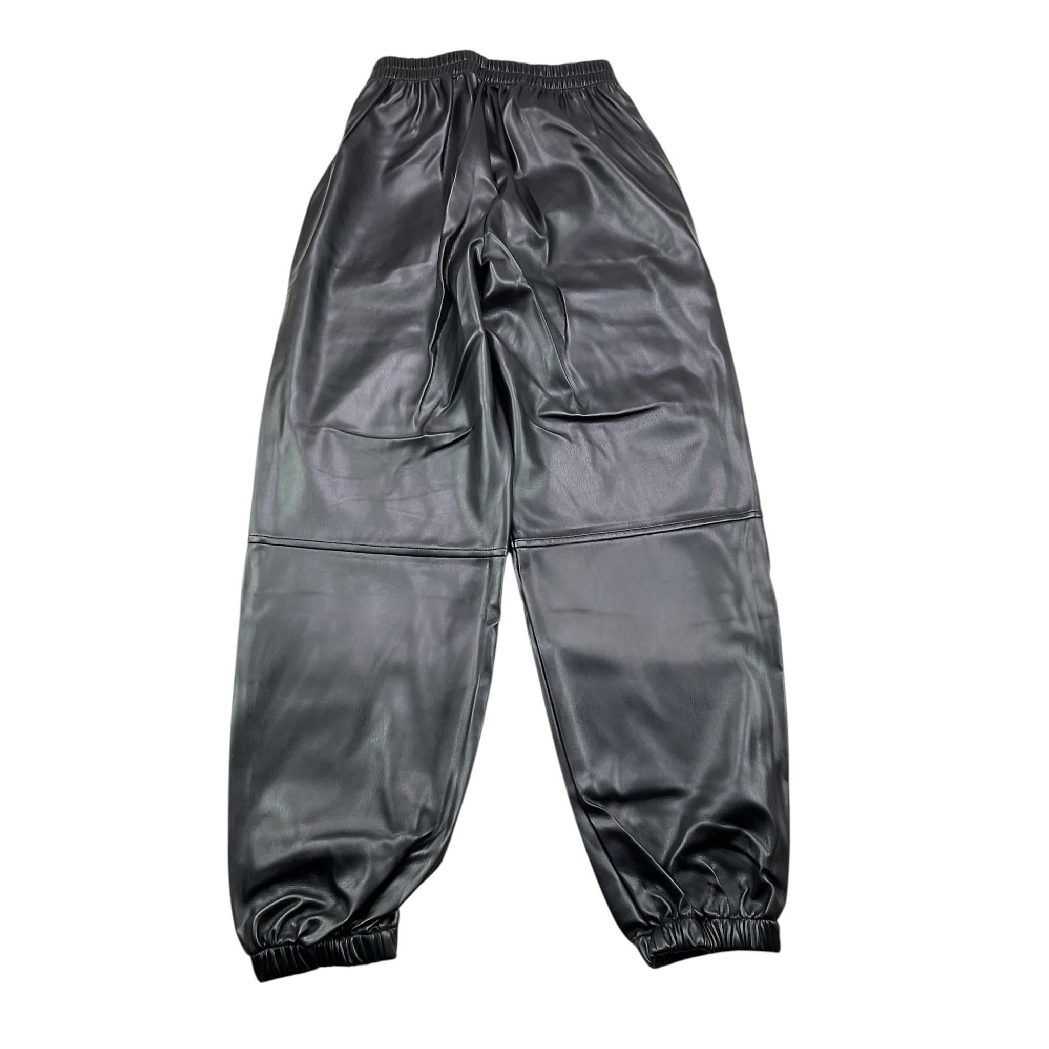 DIXIE pantalone in ecopelle tinta unita Nero per Bambina PHT3200G67X NERO DIXIE 