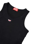 Diesel Canotta Tinta Unita con Logo per Bambina J02238X NERO DIESEL 
