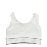 Imperial Kids Top Tinta Unita A Costine per Bambina M023070G75 BIANCO IMPERIAL KIDS 