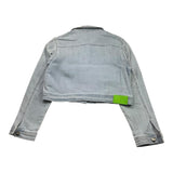 Fracomina Giubbino In Denim Tinta Unita con Bottoni per Bambina FM0912 AZZURRO FRACOMINA 