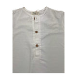 @Madilly T-Shirt Tinta Unita Girocollo Bianco Per Bambino