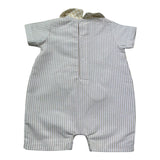 Le Bebe Pagliaccetto Fantasia A Righe con Colletto per Neonato LBB5281 BIANCO/BEIGE LE BEBE 