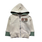 Trussardi Felpa con Zip E Cappuccio Tinta Unita per Neonato TIP26065FE BEIGE TRUSSARDI 